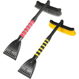 Perie De Zapada Cu Racleta Pentru Masina, Multifunctionala, Rotativa, Demontabila, Cu Maner Antiderapant, Aluminiu, Plastic, Fragmentarea Ghetii De Pe Parbriz, Solutia Pentru Iarna, Pentru Dezghetare, Rosie - vivimall.ro