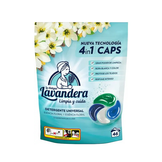 Capsule detergent Lavandera — Esență florală, 46 capsule - vivimall.ro