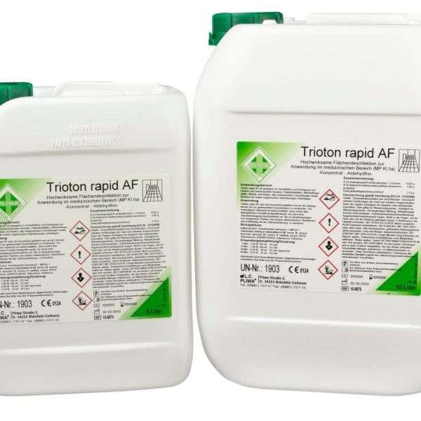 Dezinfectant De Suprafete Pentru Dezinfectie Si Curatare Trioton Rapid Afb, 5 Litri
