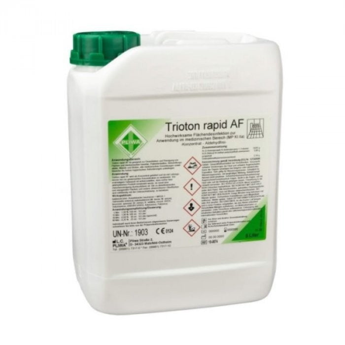 Dezinfectant De Suprafete Pentru Dezinfectie Si Curatare Trioton Rapid Afb, 5 Litri