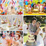 Lumanare Cifra 1, Flippy, Model Diamond, 5 x 3.4 cm, Argintiu - vivimall.ro