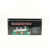 Set De Poker Complex Cu 200 De Jetoane Include 2 Seturi De Carti, Texas Hold`Em Set, Portabil, Cutie Depozitare - vivimall.ro