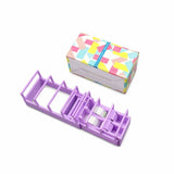Dispenser de Banda Adeziva, Vivimall, Suport pentru Banda Adeziva pentru Birou, Scoala, din Plastic, 15,5 x 7,7 x 7,4 cm, Violet - vivimall.ro