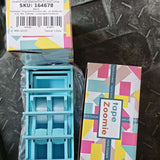 Dispenser de Banda Adeziva, Vivimall, Suport pentru Banda Adeziva pentru Birou, Scoala, din Plastic, 15,5 x 7,7 x 7,4 cm, Albastru deschis - vivimall.ro