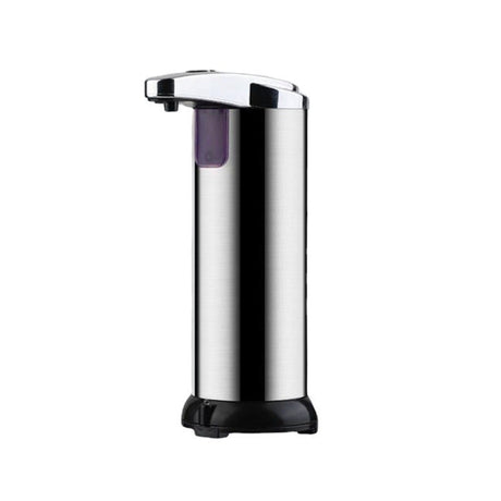 Dispenser Pentru Sapun Lichid/Dezinfectant, Cu Senzor Infrarosu De Miscare, Din Otel Inoxidabil, 250 Ml, 19 X 11 Cm, Gri - vivimall.ro