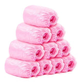 Set 100 Huse de Pantofi Impermeabile de Unica Folosinta, Vivimall, Universale, Roz, pentru Zile Ploioase - vivimall.ro