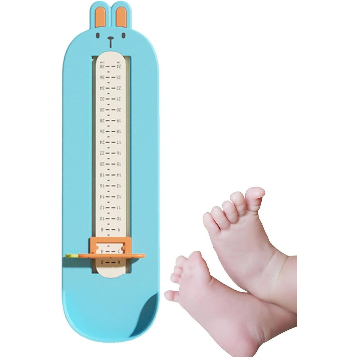 Dispozitiv De Masurat Talpa Piciorului Pentru Bebelusi, Model Iepuras