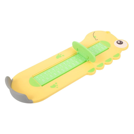 Dispozitiv de Masurat Talpa Piciorului pentru Bebelusi, Flippy, 9-24, Model Dinozaur, Galben
