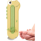 Dispozitiv de Masurat Talpa Piciorului pentru Bebelusi, Vivimall, 9-24, Model Dinozaur, Galben