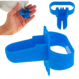 Dispozitiv de Legat Baloane, Flippy, din Plastic, pentru Mana, 6.5 x 5.5 cm, Albastru