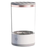 Dispozitiv Portabil de Curatare a Pensulelor de Machiaj, Vivimall, Potrivit pentru Pensule de Diferite Dimensiuni, 5V, 7000RPM, Vibratii Sonice, USB, Alb/Transparent, 9x9x16 cm - vivimall.ro