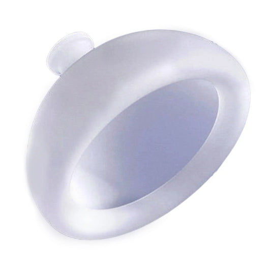 Dispozitiv Terapeutic Sputa, Flippy, Cupa pentru Terapie Toracica, Dispozitiv de Eructare, pentru Adulti si Copii, 10 x 6.5 cm, din Silicon, Transparent