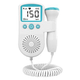 Monitor Fetal Doppler, Monitorizare Sarcina, Ritm Cardiac, Ecran Lcd 4.5 Cm, 2 X Baterii Aa (Neincluse), Portabil, Din Abs, Utilizare De La 9 Saptamani