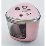 Ascutitoare Electrica cu 2 Gauri, Flippy, Gri, Baterii 4 x AA (neincluse), 7.5 x 7.5 x 7.5 cm, Roz