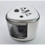 Ascutitoare Electrica cu 2 Gauri, Vivimall, Gri, Baterii 4 x AA (neincluse), 7.5 x 7.5 x 7.5 cm, Gri