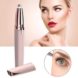 Epilator De Sprancene, Aparat De Tuns Facial Sub Forma De Creion, Portabil, Alimentare Cu Baterii, 13X1.5Cm, Roz - vivimall.ro