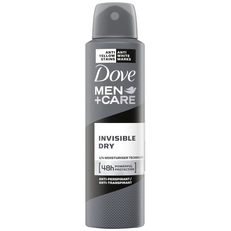 Antiperspirant Deo Spray, DOVE, Men Invisible Dry, 200 ml - vivimall.ro