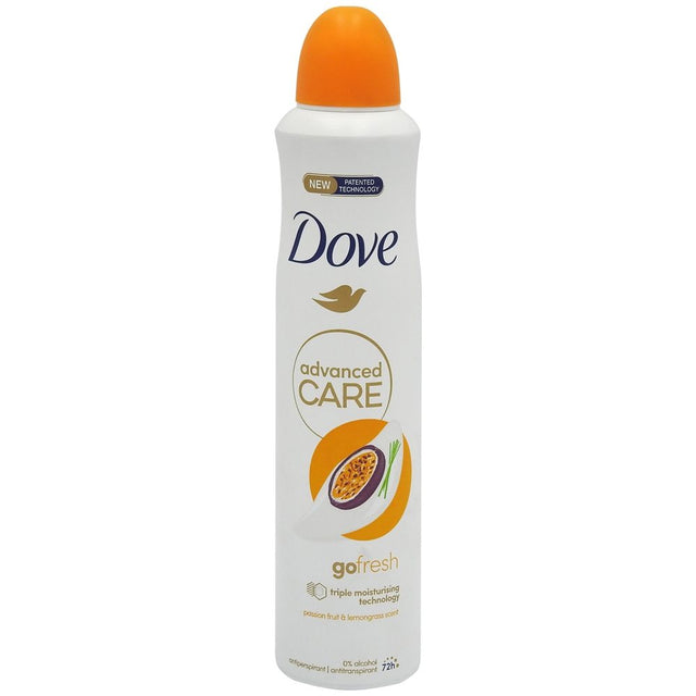 Antiperspirant Deo Spray, DOVE, Advanced Care Passion Fruit, 250 ml - vivimall.ro