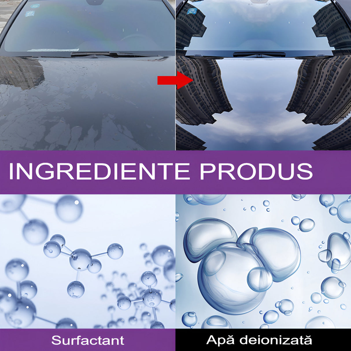 Spray Hidrofob Auto, Vivimall, Curatare, Acoperire, Stralucire, Reparare Zgarieturi, Nanotehnologie, Spalare fara Apa, 100mL - vivimall.ro