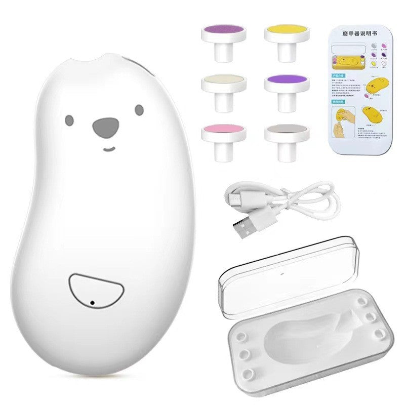 Pila Electrica, Pentru Bebelusi Si Adulti, Din Abs, Incarcare Usb, 6 Accesorii, Cu Lumina Led