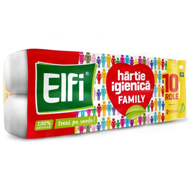 Elfi Hartie Igienica 10ROLE 2STR Family