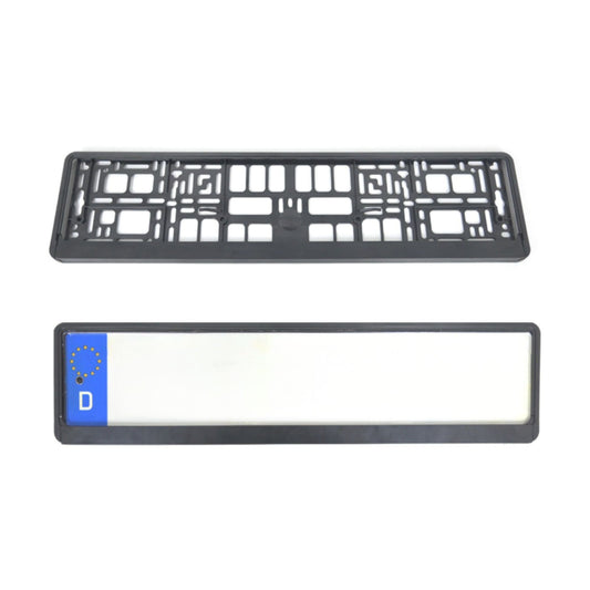 Suport Placute de Imatriculare, Flippy, Standard European XC-W341, din Plastic, Rama pentru Placute,  52.7 x 13 x 1.2 cm, Negru - vivimall.ro