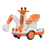 Excavator Electric, Pe 4 Roti Antiderapante, Cu Telecomanda, Brat Controlat Electric, Cu Telecomanda, +2 Ani - vivimall.ro