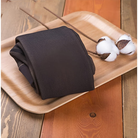 Dres Fals Translucid pentru Iarna, Vivimall, Captuseala Crem, Universal, Elastic, Termici, Grosime 220g, Negru Transparent - vivimall.ro