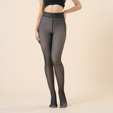 Dres Fals Translucid Pentru Iarna, Captuseala Crem, Universal, Elastic, Termici, Grosime 220G, Negru - vivimall.ro