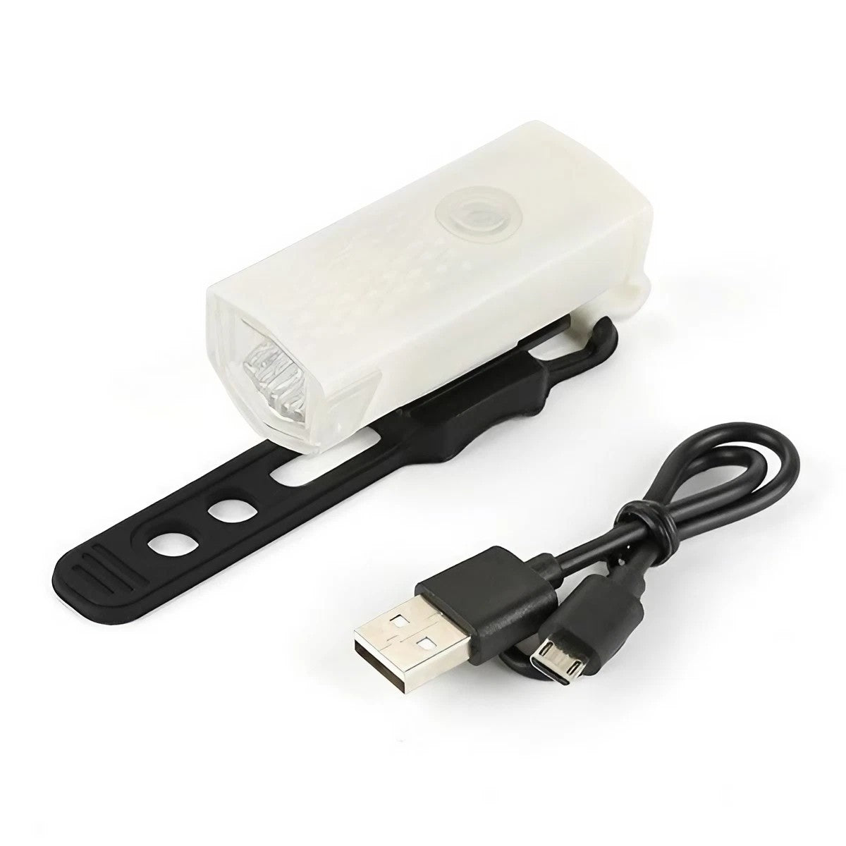 Far Cu Led Proiector Pentru Bicicleta\Trotineta, Reincarcabil, Cablu Usb Inclus, 3 Moduri De Lumina, Ipx4