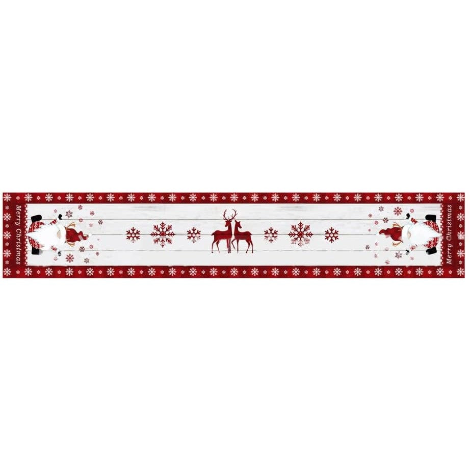 Fata De Masa Craciun, Din Textil, /Rosu