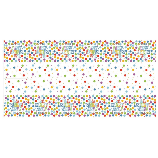 Fata de Masa Dreptunghiulara, Flippy, Colectia LA MULTI ANI, 137 x 274 cm, din Plastic PE, Impermeabila, Multicolor