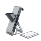 Feliator De Legume Multifunctional, Taieturi Diferite, Razatoare Pentru Bucatarie, Taietor De Cartofi, Presa Manuala, Pliabila, Extensibila, Pp Pet, 23.5X9.5X5.5 Cm - vivimall.ro