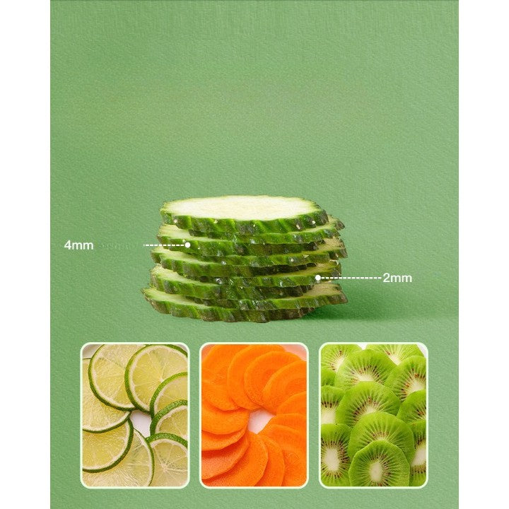 Feliator De Legume Multifunctional, Taieturi Diferite, Razatoare Pentru Bucatarie, Taietor De Cartofi, Presa Manuala, Pliabila, Extensibila, Pp Pet, 23.5X9.5X5.5 Cm - vivimall.ro