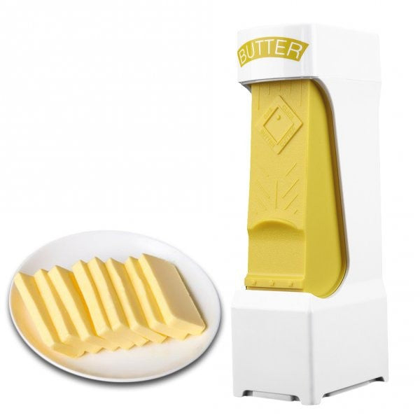 Feliator Manual De Unt Material Plastic, Design Usor Si Practic, 20X6X8.5 Cm, Butter Cutter, Alb - vivimall.ro