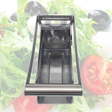 Feliator Manual Pentru Cartofi Pai Si Legume, Din Inox, Cu 2 Dimensiuni De Feliere, 25.5 X 11.7 Cm, Argintiu - vivimall.ro