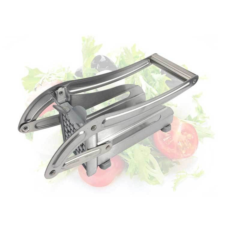 Feliator Manual Pentru Cartofi Pai Si Legume, Din Inox, Cu 2 Dimensiuni De Feliere, 25.5 X 11.7 Cm, Argintiu - vivimall.ro
