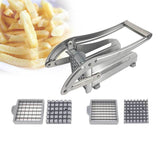 Feliator Manual Pentru Cartofi Pai Si Legume, Din Inox, Cu 2 Dimensiuni De Feliere, 25.5 X 11.7 Cm, Argintiu - vivimall.ro