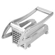 Feliator Manual Pentru Cartofi Pai Si Legume, Din Inox, Cu 2 Dimensiuni De Feliere, 25.5 X 11.7 Cm, Argintiu - vivimall.ro