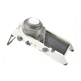 Feliator Manual Multifunctional, Vivimall, Usor de Folosit, pentru Legume, Fructe, Razatoare, Otel Inoxidabil, Accesoriu Bucatarie, 39 x 11.5 x 12.5 cm Alb - vivimall.ro