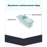 Feliator Multifunctional, Razatoare, 8 In 1, Pentru Fructe Si Legume, 10 Piese, Lame De Inox, Recipient Stocare, Separator Oua, Protectie Mana, Abs, 32.2X11.3 Cm, Albastru/Alb - vivimall.ro