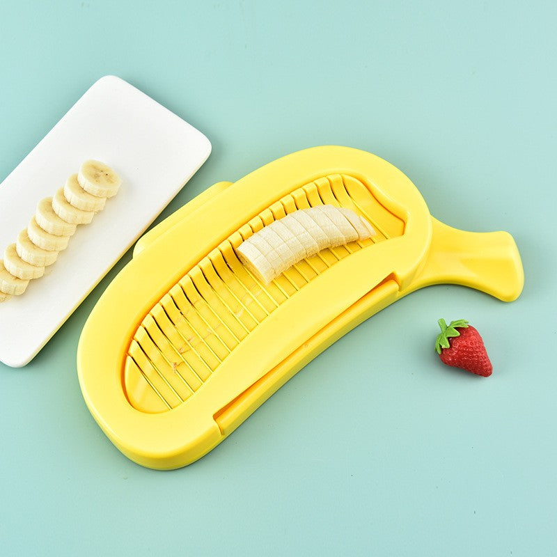Feliator Multifunctional Pentru Alimente, Model Banana, Pentru Legume Si Fructe, Accesoriu Pentru Bucatarie, 28.8X18.3 Cm, Galben - vivimall.ro