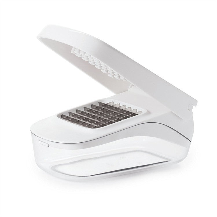 Feliator Pentru Legume, Ustensila Bucatarie, Presa Manuala Pentru Carfoi Pai, Multifunctional, 20X12.5X10 Cm, Abs, Alb - vivimall.ro