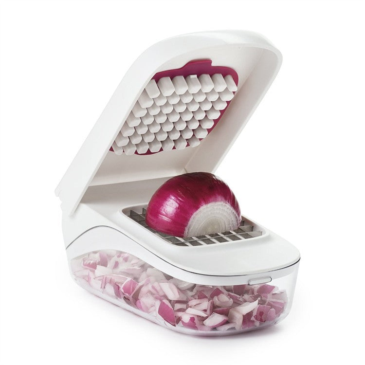 Feliator Pentru Legume, Ustensila Bucatarie, Presa Manuala Pentru Carfoi Pai, Multifunctional, 20X12.5X10 Cm, Abs, Alb - vivimall.ro