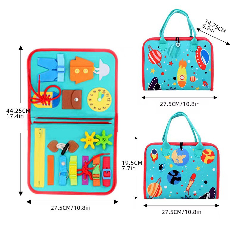 Carte senzoriala Montessori spatiu cosmic | TinyExplore - vivimall.ro