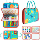 Carte senzoriala Montessori spatiu cosmic | TinyExplore - vivimall.ro