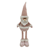 Figurina Decorativa, Pentru Craciun, Mos Craciun, Picioare Telescopice, Inaltime Reglabila 44-54Cm, Bluza Cu Paiete - vivimall.ro