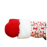 Figurina Decorativa, Pentru Craciun, Ren, Picioare Telescopice, Inaltime Reglabila 42 - 80 Cm, Cu Haina, /Rosu - vivimall.ro