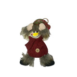 Figurina de Craciun, Flippy, pentru Brad, Tip Om de Zapada, 5 x 7 cm, Multicolor
