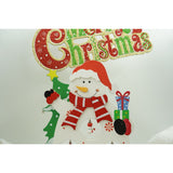 Figurina decorata de Craciun, Om de zapada, Alb, din Lemn, 18 cm x 24.5 cm, Interior, Flippy - vivimall.ro